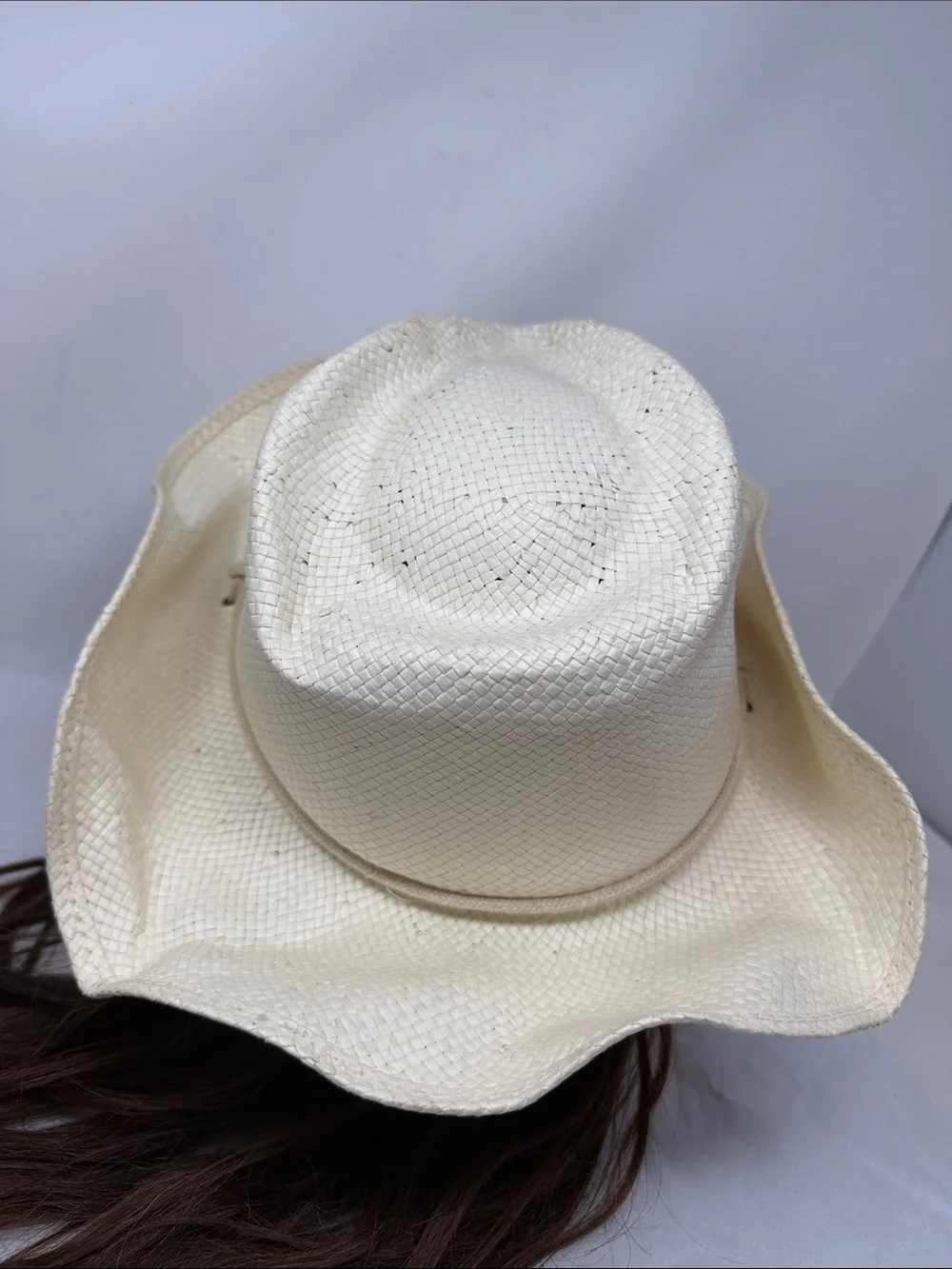 Scala Western Sun Hat Natural Fiber Ivory Concho Coastal Cowgirl boho Festival